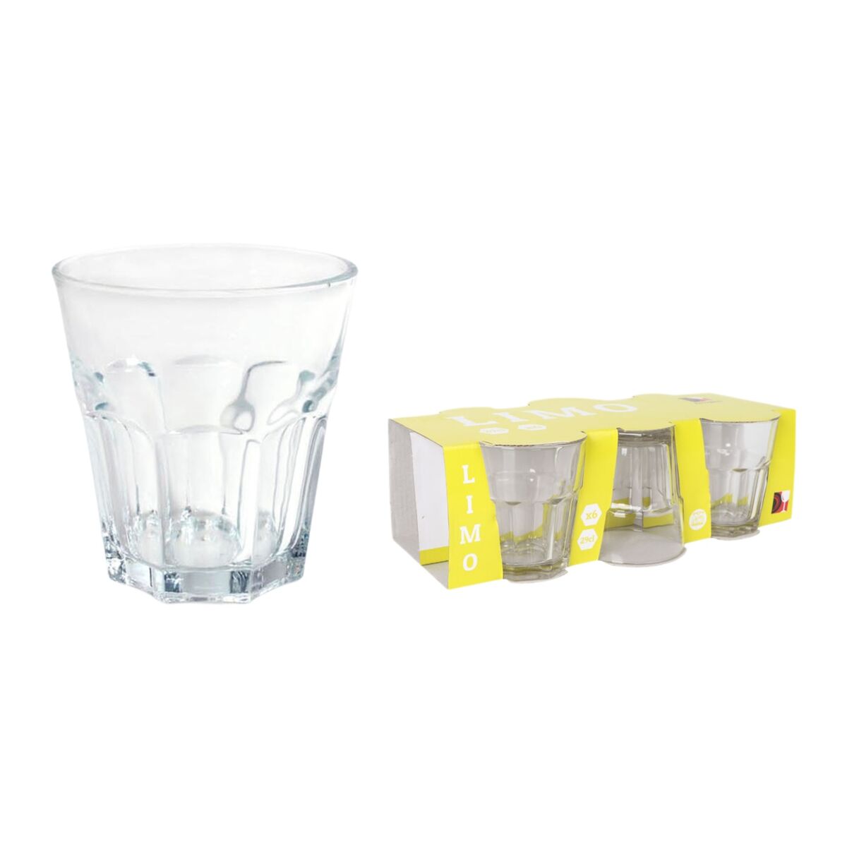 Set de pahare Inde Limo 290 ml 6 Piese (4 Unități)